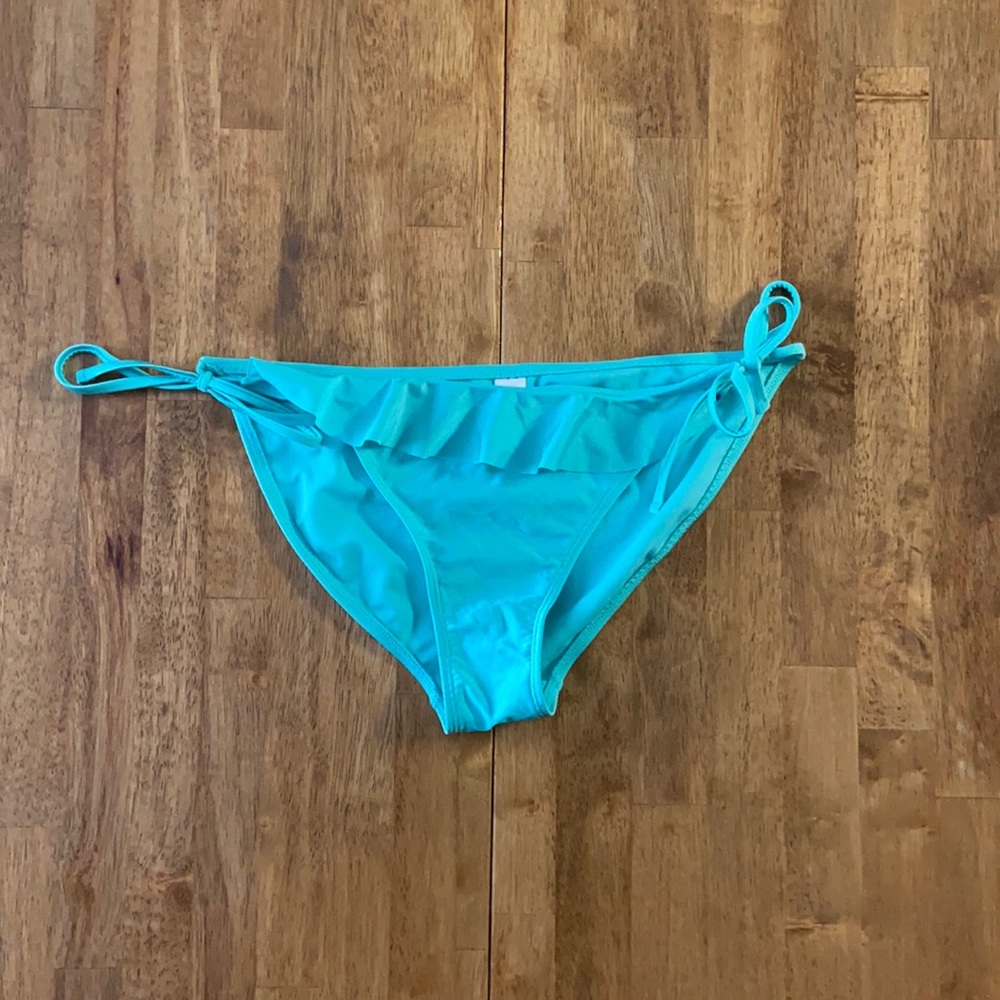 Blue bikini bottoms